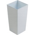Sada 3 ks květináčů Porto Riflo 57x29,5/46x24,7/36,6x18,9 cm bílá