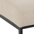 Taburet Caix 100 cm béžový/černý