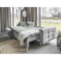 Rohová rozkládací sedací souprava ASGARD L 248 cm Soft 29 šedá univerzální