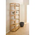 Regál Ludza 80 cm dub přírodní II