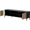 TV stolek Merci 180 cm černý/dub artisan