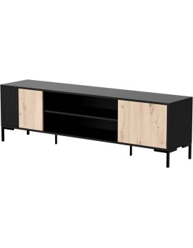 TV stolek Merci 180 cm černý/dub artisan