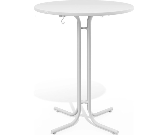 Cateringový skládací barový stůl Ofelie 80 cm bílý