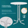 Cateringový skládací barový stůl Ofelie 80 cm bílý