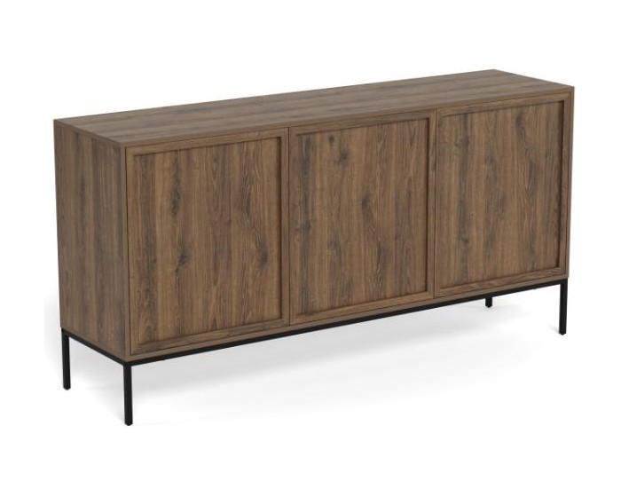 Komoda Palmdale 158 cm dub kouřový