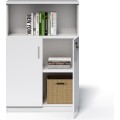 Kancelářská skříňka Houseland Prime Air 01 80 cm bílá
