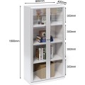Kancelářská knihovna Houseland Prime Core 01 80 cm bílá