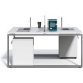 Kancelářská sestava 2 osoby Houseland Prime Max 01 160 cm bílá