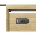 Kancelářský stůl s kontejnerem Houseland Profit Max 01 1407 dub/bílý