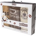 Sada bavlněných ručníků Coffee 30x50 cm