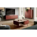 Konferenční stolek Color L97 červený/dub linea