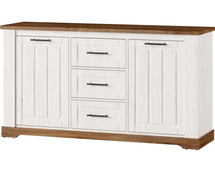 Komoda Country 45 163 cm dub Stirling/borovice Andersen