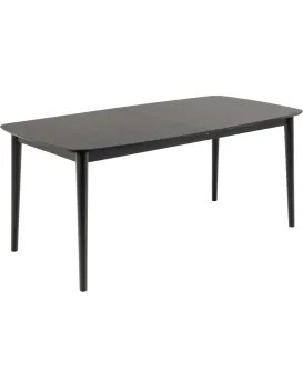 Jídelní rozkládací stůl Montreux 180/219 cm černý