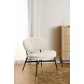 Designové křeslo Burma lounge béžové/černé
