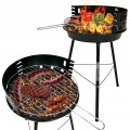 Gril na dřevěné uhlí BBQ1007 černý