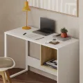 Psací stůl Houseland Indy M4 bílý/dub safírový