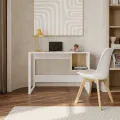 Psací stůl Houseland Indy M4 bílý/dub safírový