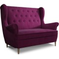Sedací souprava AROS 2+1 Mat Velvet 68 vínová