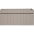 Závěsná skříňka pod umyvadlo Iconic s deskou 100 cm kašmír/dub coast evoke