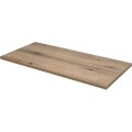 Závěsná skříňka pod umyvadlo Iconic s deskou 100 cm kašmír/dub coast evoke