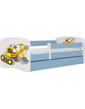 Dětská postel Babydreams bagr modrá