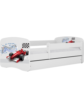 Dětská postel Babydreams formule jedna bílá