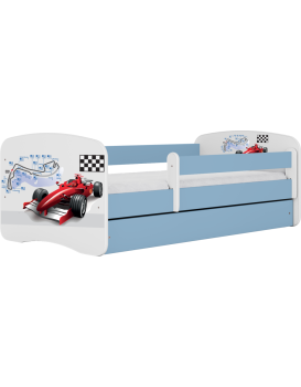 Dětská postel Babydreams formule jedna modrá