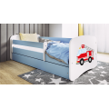 Dětská postel Babydreams hasičské auto modrá