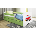 Dětská postel Babydreams hasičské auto zelená