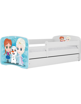 Dětská postel Babydreams Sněhové princezny bílá