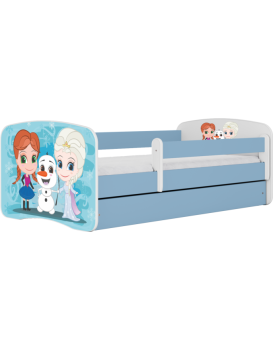 Dětská postel Babydreams Sněhové princezny modrá