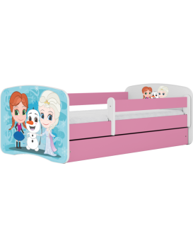 Dětská postel Babydreams Sněhové princezny růžová