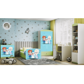 Dětská postel Babydreams Sněhové princezny zelená