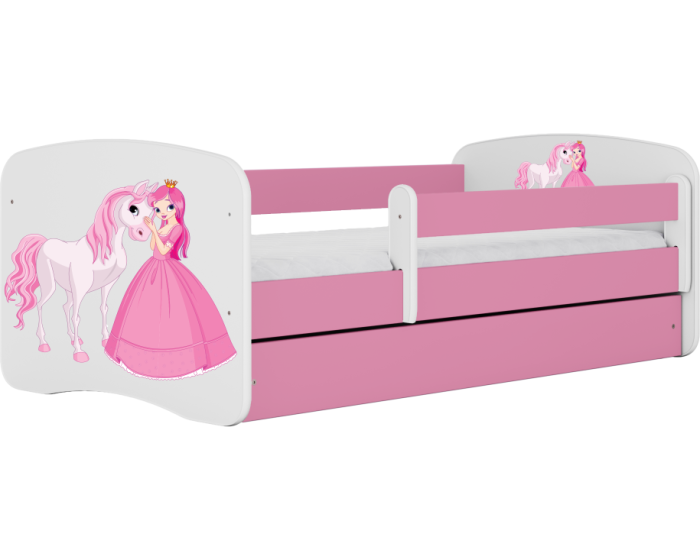 Dětská postel Babydreams princezna a poník růžová