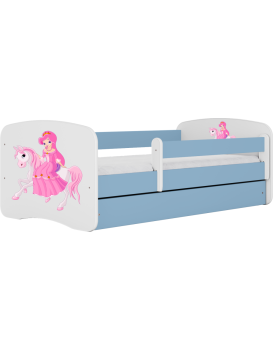 Dětská postel Babydreams princezna na koni modrá