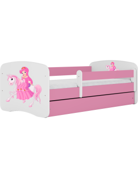 Dětská postel Babydreams princezna na koni růžová