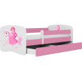 Dětská postel Babydreams princezna na koni růžová