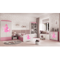 Dětská postel Babydreams princezna na koni růžová