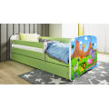 Dětská postel Babydreams safari zelená