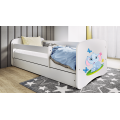 Dětská postel Babydreams slon s motýlky bílá