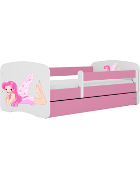 Dětská postel Babydreams víla s křídly růžová