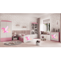 Dětská postel Babydreams víla s křídly růžová