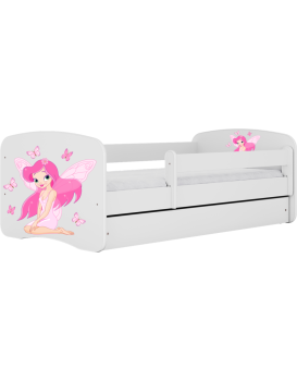 Dětská postel Babydreams víla s motýlky bílá