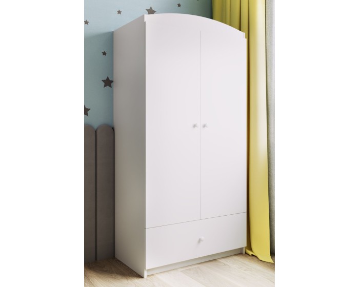 Dětská skříň Babydreams 90 cm bílá