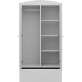 Dětská skříň Babydreams 90 cm mýval bílá