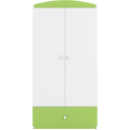 Dětská skříň Babydreams 90 cm zelená