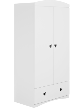 Dětská skříň Julia 90 cm bílá