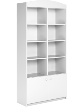 Dětský dvojitý regál Babydreams 90 cm bílý