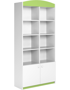 Dětský dvojitý regál Babydreams 90 cm zelený