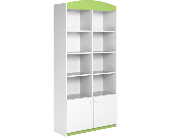 Dětský dvojitý regál Babydreams 90 cm zelený